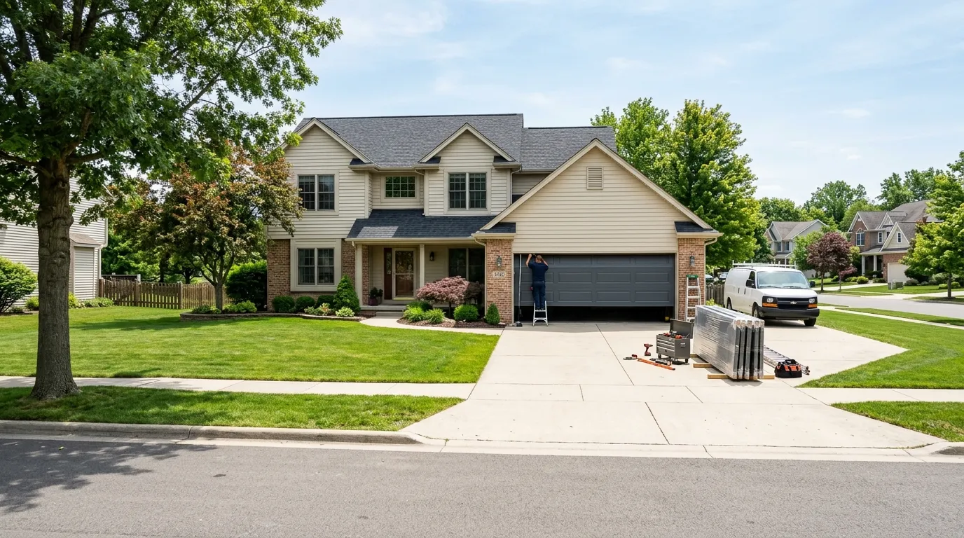 Garage door service in Lexington, KY